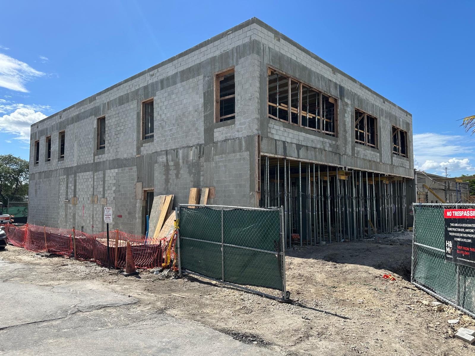 Structural shell complete