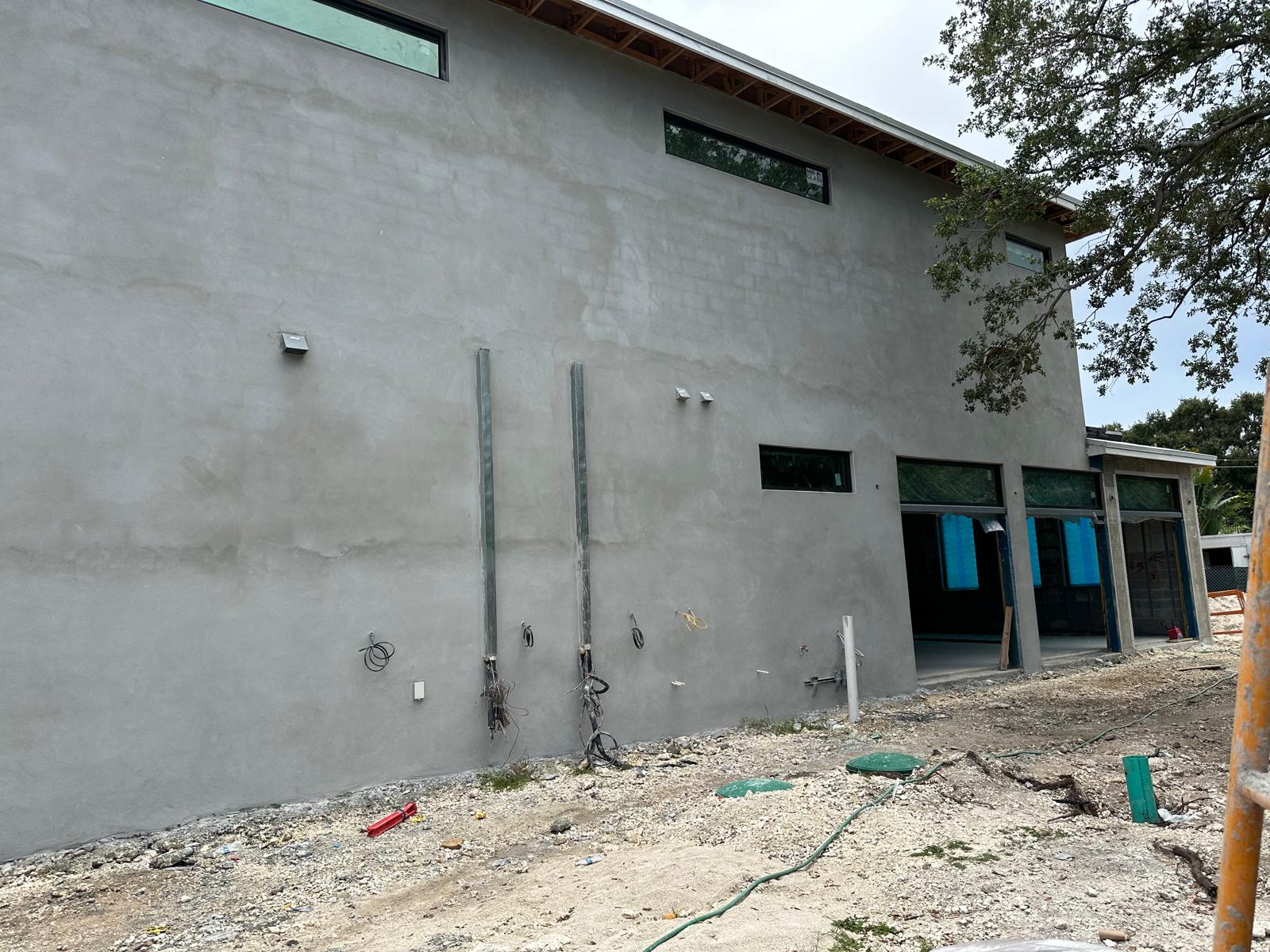 Stucco exterior application