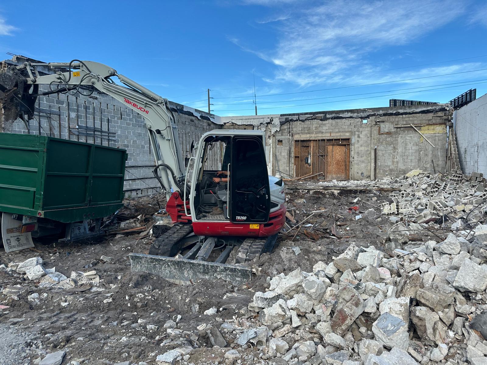 Excavator Demolition
