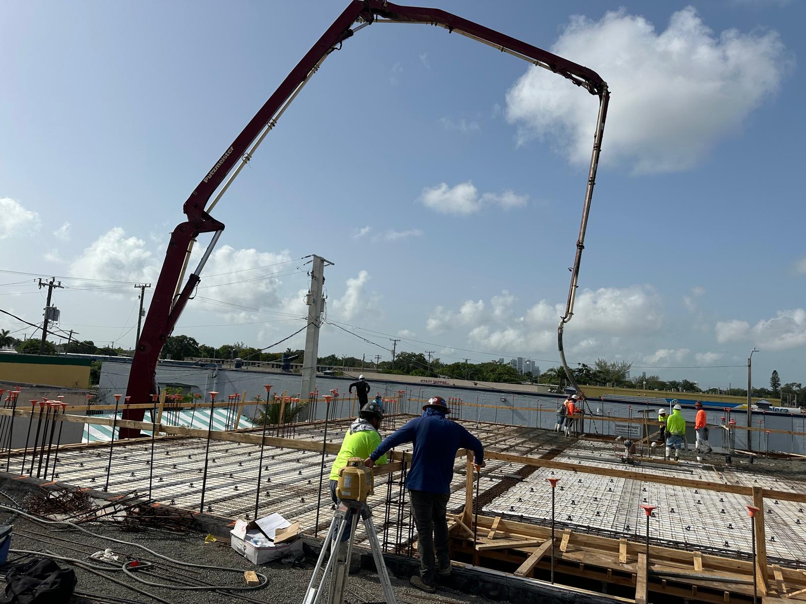 Concrete Slab Pour